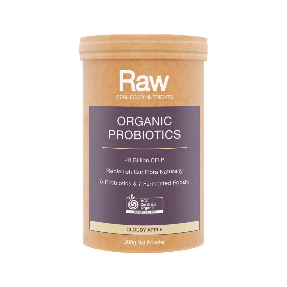 Raw Real Food Nutrients Organic Probiotics Cloudy Apple 200g