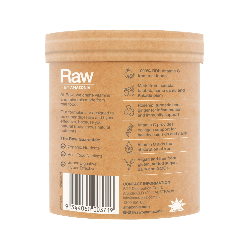 Raw Real Food Nutrients Organic Vitamin C Passionfruit 100g