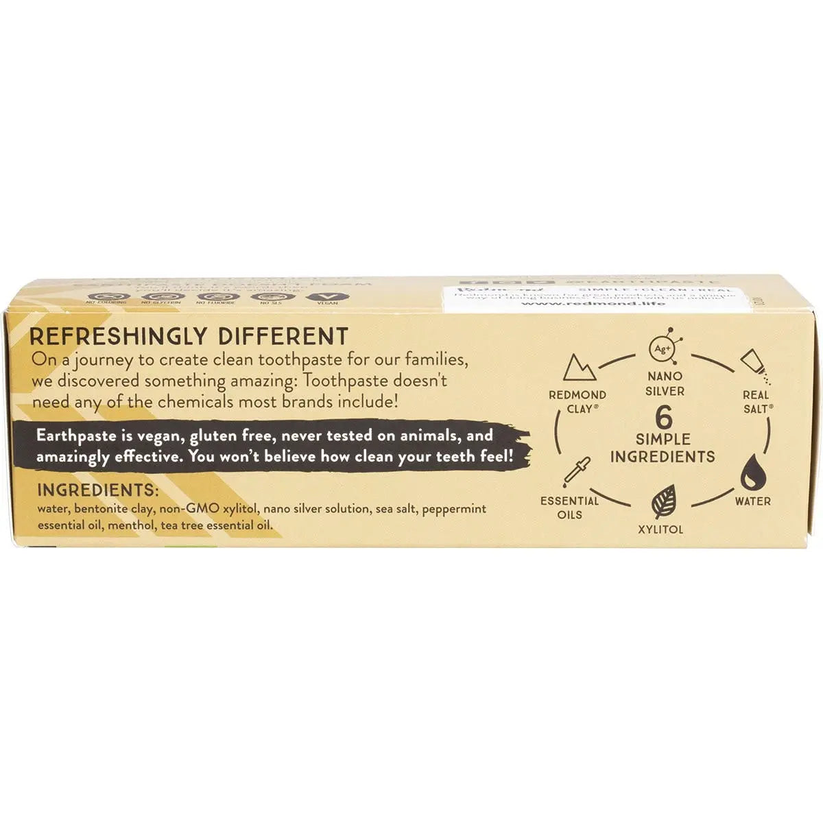 REDMOND Earthpaste - Toothpaste With Silver Peppermint 113g REDMOND