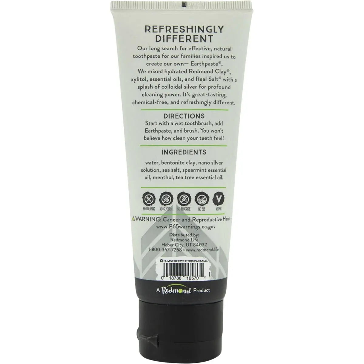 Redmond Earthpaste Toothpaste with Silver Spearmint 113g REDMOND