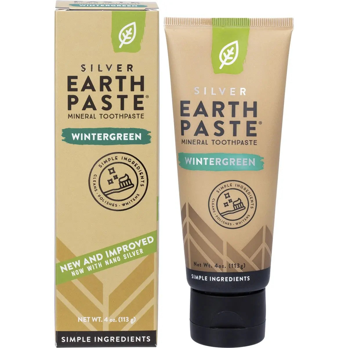 Redmond Earthpaste - Toothpaste With Silver Wintergreen - 113g REDMOND