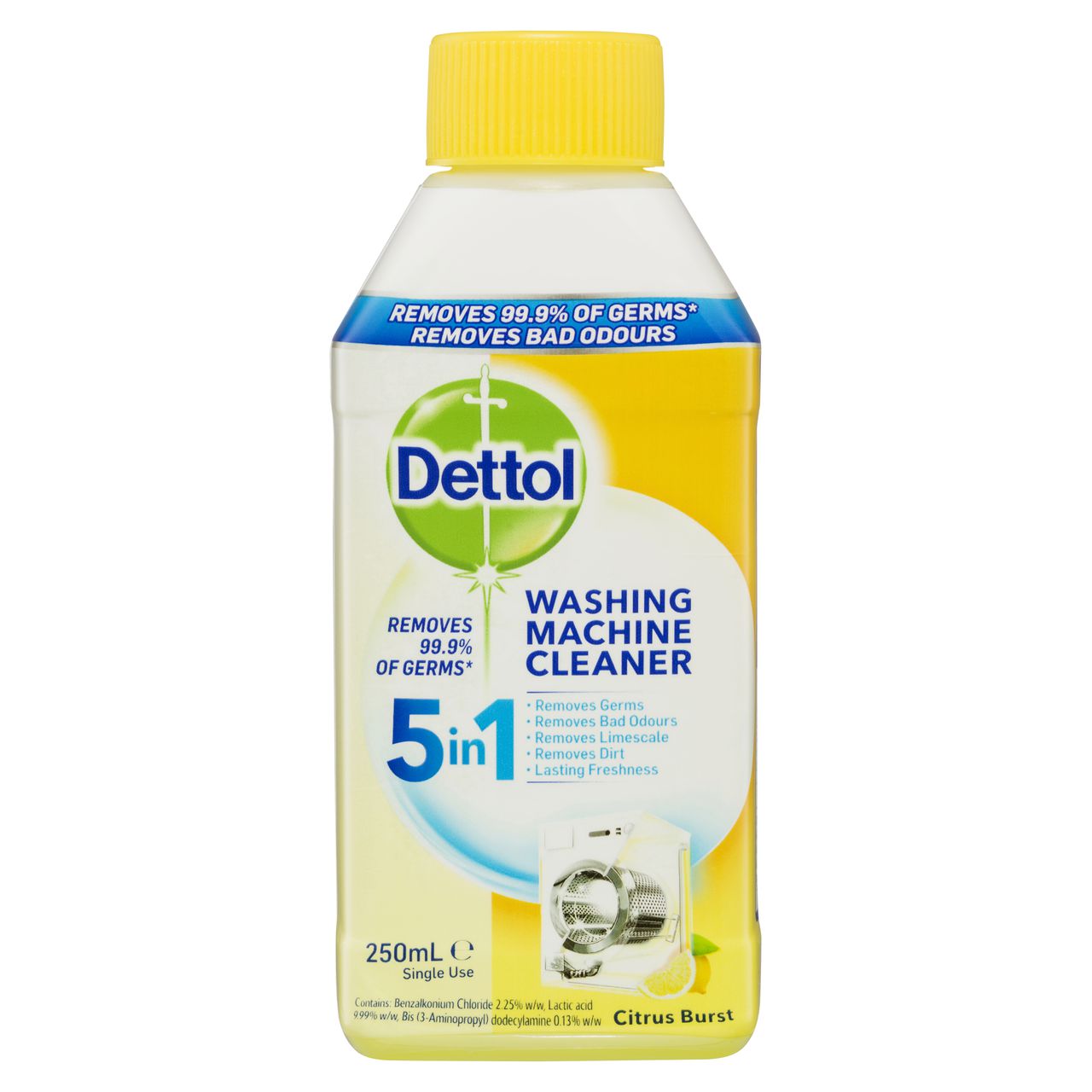 Dettol Antibacterial Washing Machine Cleaner 250ml - Cutprice Online