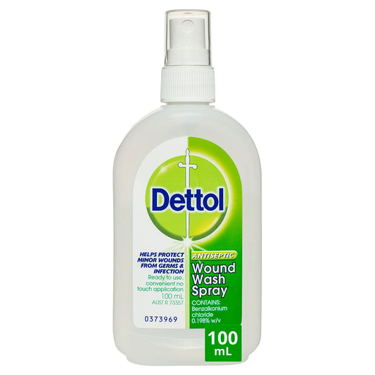 Dettol Antiseptic Wound Wash Spray 100ml - Cutprice Online