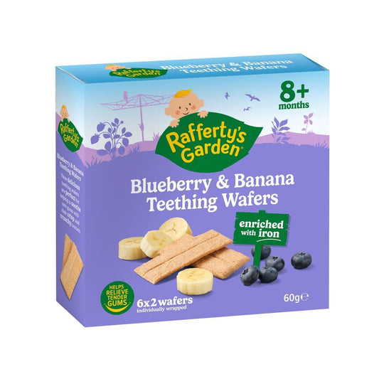 Rg Bluebry Banana Teeth Wafer 6m+ 60g Z5