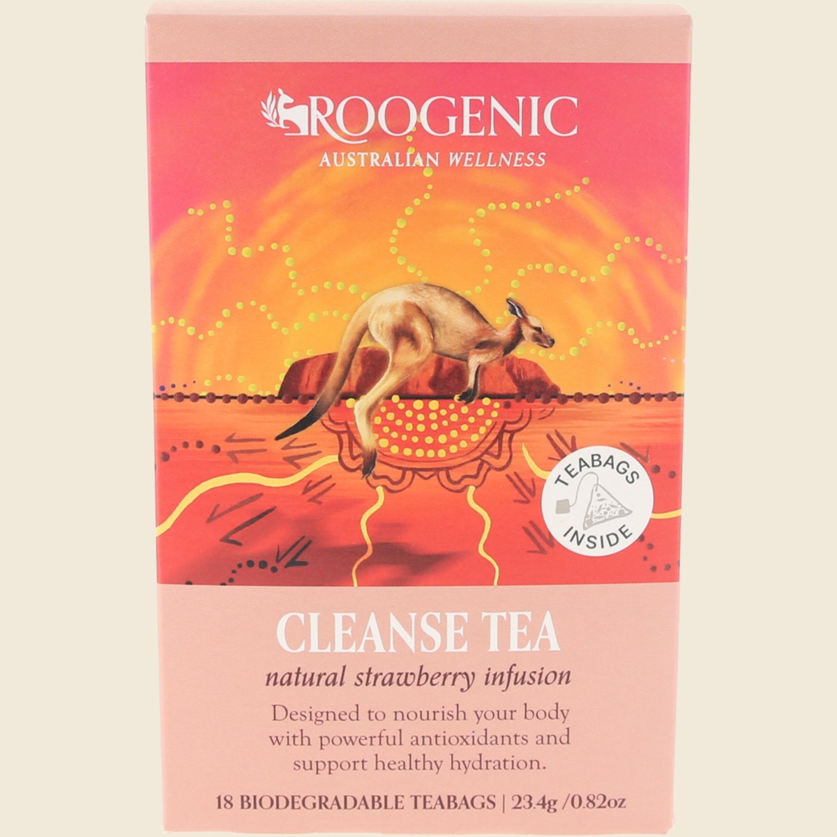 Roogenic Australia Native Strawberry x 18 Tea Bags