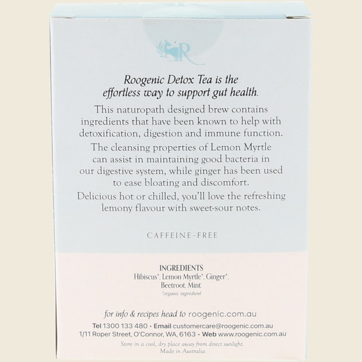 Roogenic Detox Tea Bags 8pk