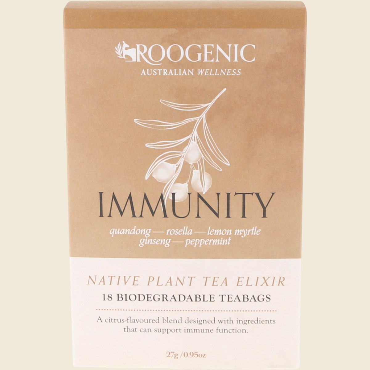 Roogenic Australia Immunity (Native Plant Tea Elixir) x 18 Tea Bags