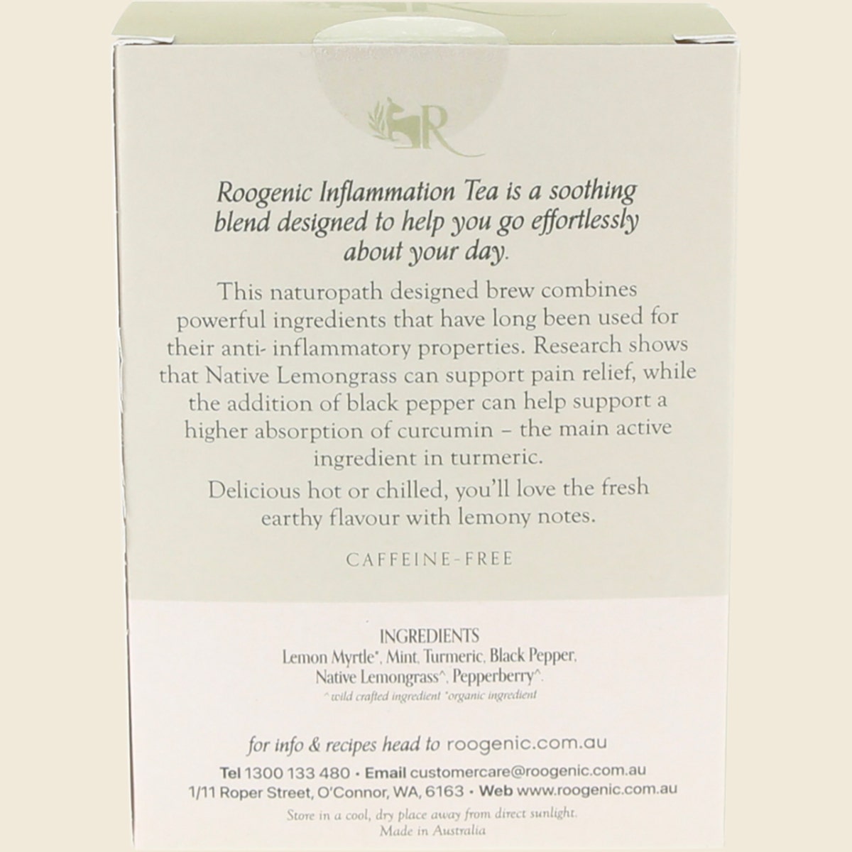 Roogenic Inflammation Tea Bags 8pk