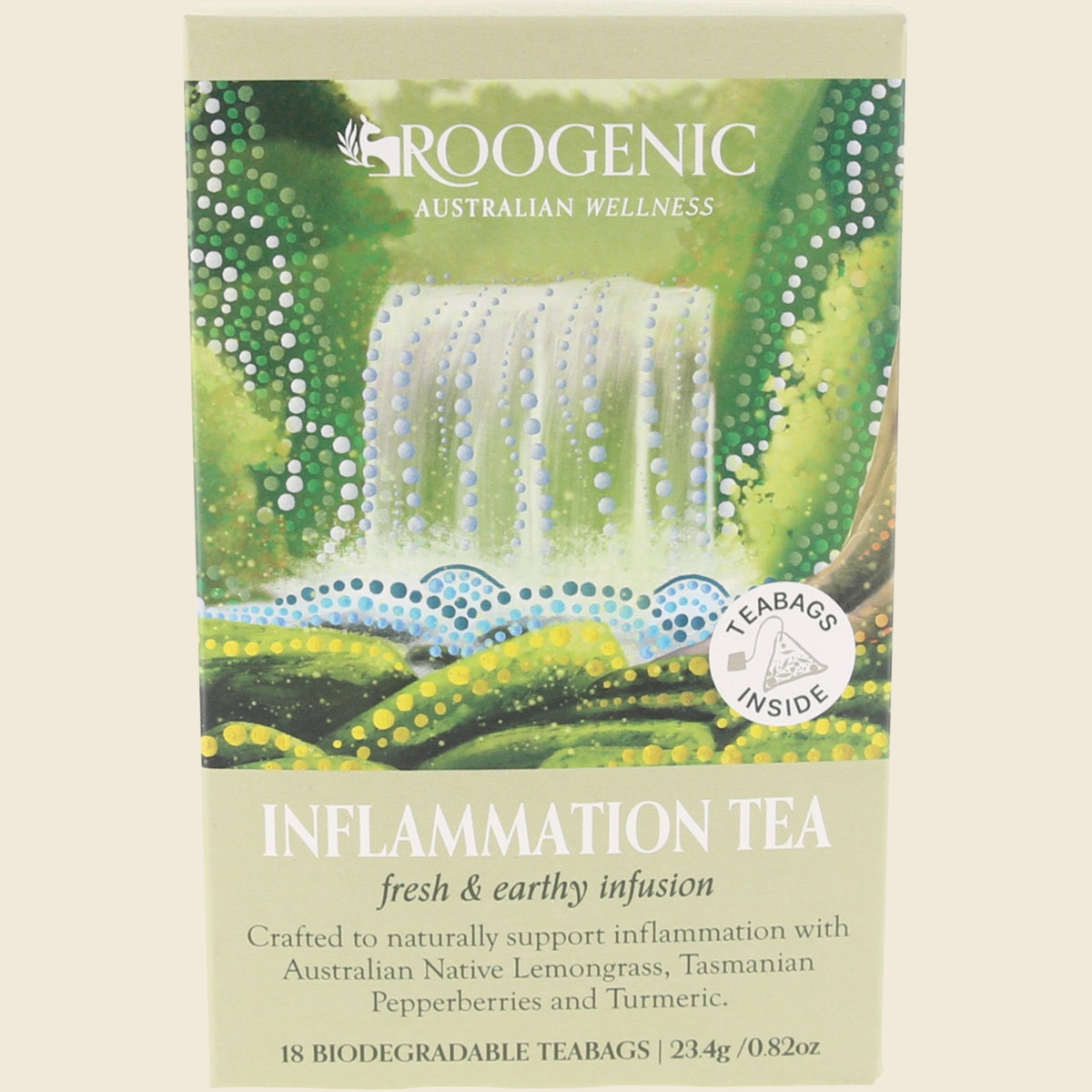 Roogenic Australia Native Anti-Inflammitea x 18 Tea Bags