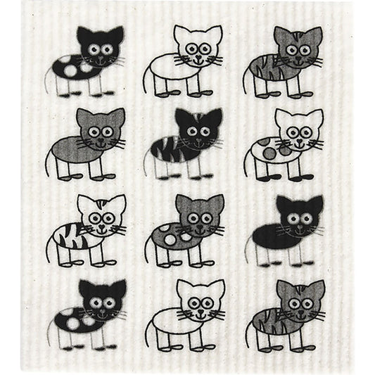 RetroKitchen 100% Compostable Sponge Cloth Cat - Cutprice Online