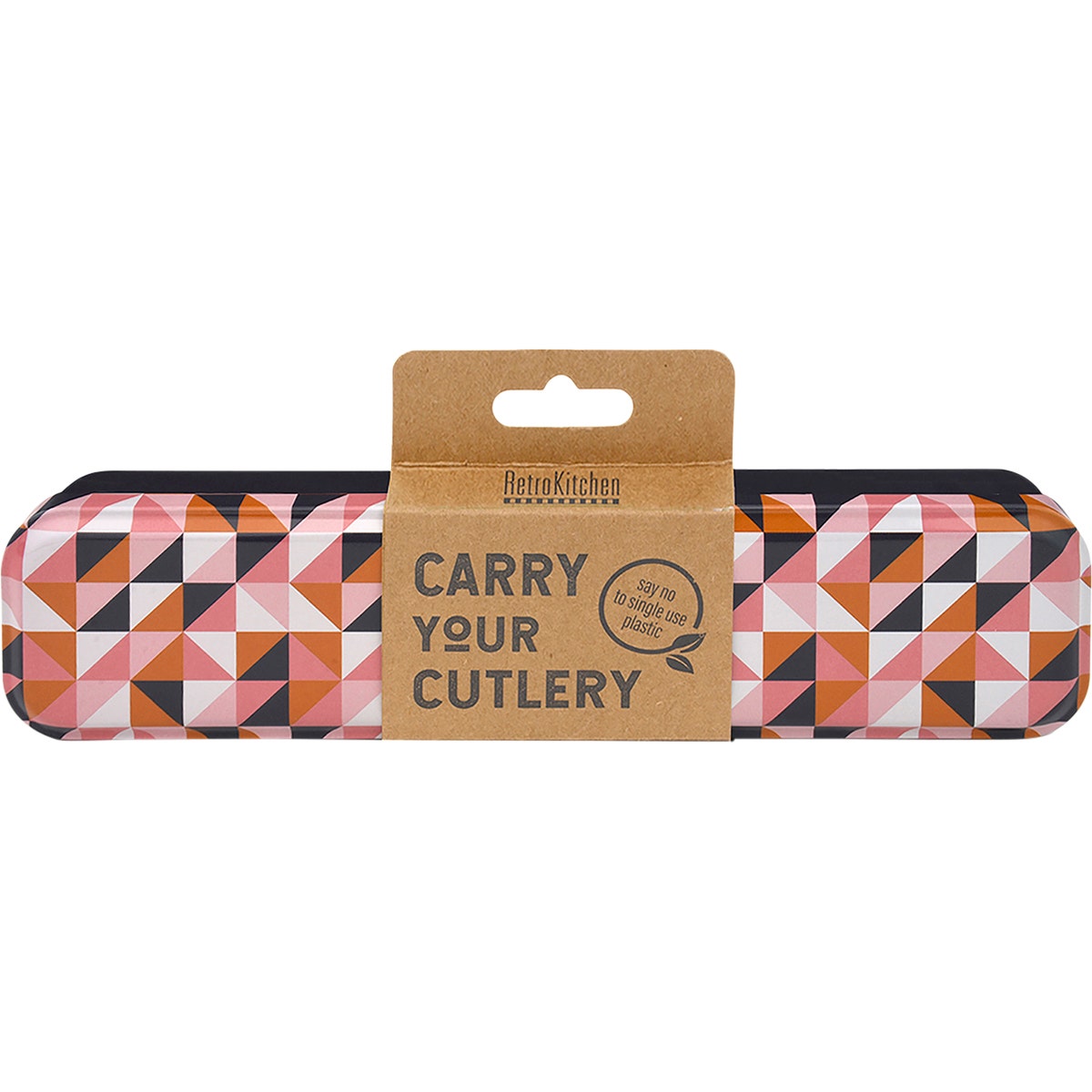 RetroKitchen Geometric Stainless Steel Cutlery Set - Cutprice Online
