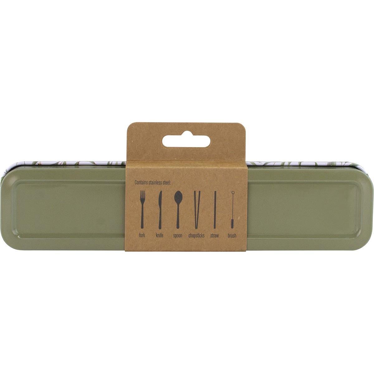 RetroKitchen Carry Your Cutlery Eucalyptus Stainless Steel Cutlery Set - Cutprice Online