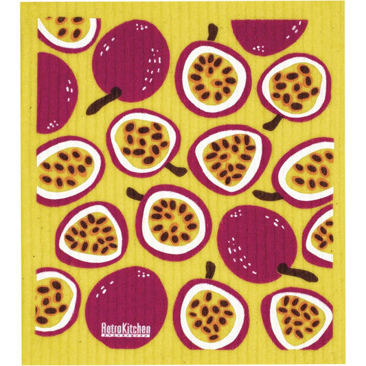 RetroKitchen 100% Compostable Sponge Cloth Passionfruits - Cutprice Online
