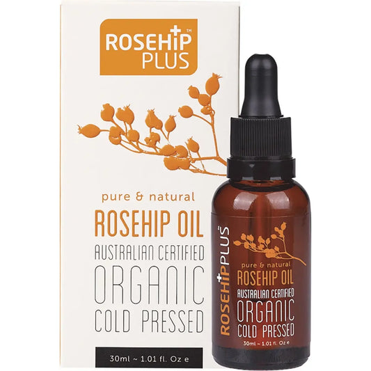 ROSEHIP PLUS Rosehip Oil ACO Certified & Cold Pressed 30ml ROSEHIP