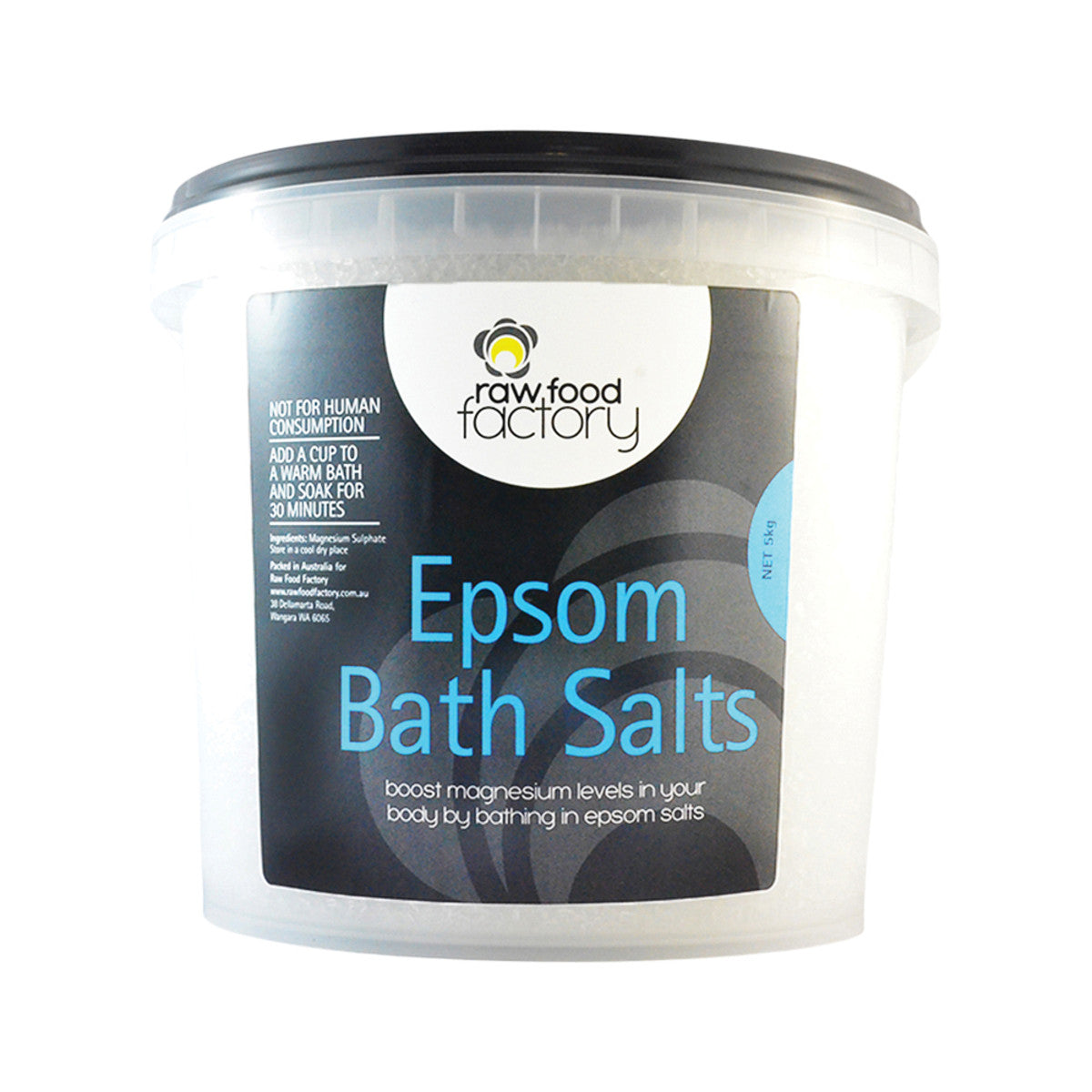 Raw Food Factory Epsom Bath Salts 5kg - Cutprice Online