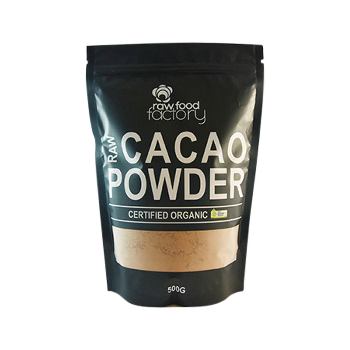 Raw Food Factory Organic Raw Cacao Powder 500g - Cutprice Online