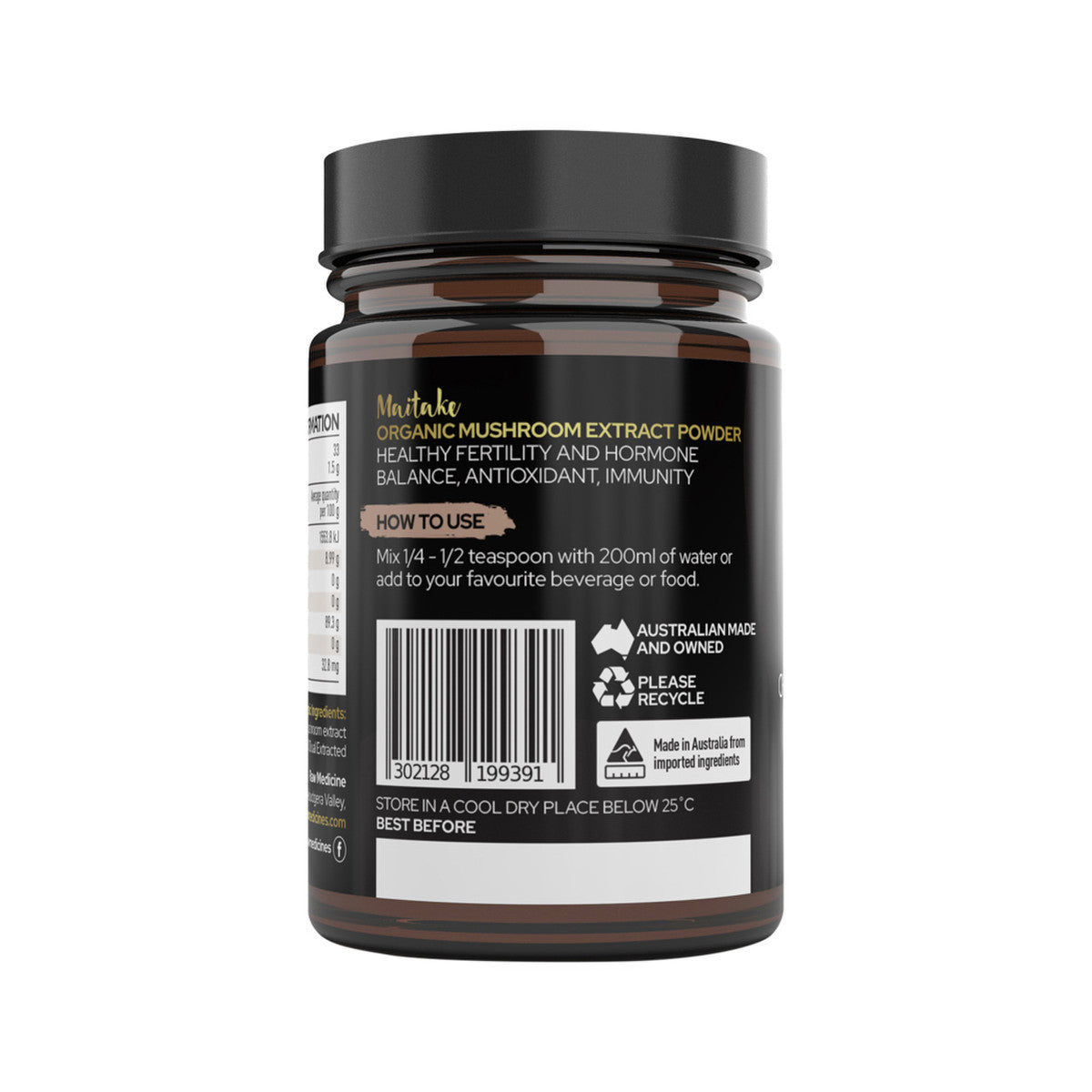 Raw Medicine Organic Mushroom Extract Maitake 50g - Cutprice Online