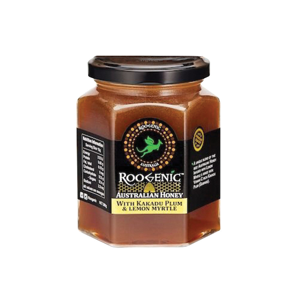 Roogenic Australia Australian Honey with Kakadu Plum & Lemon Myrtle 380g - Cutprice Online