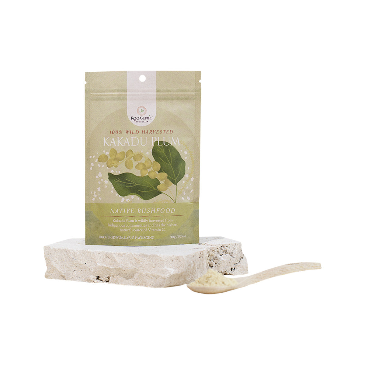 Roogenic Australia Native Bushfood 100% Wild Harvested Kakadu Plum 30g - Cutprice Online