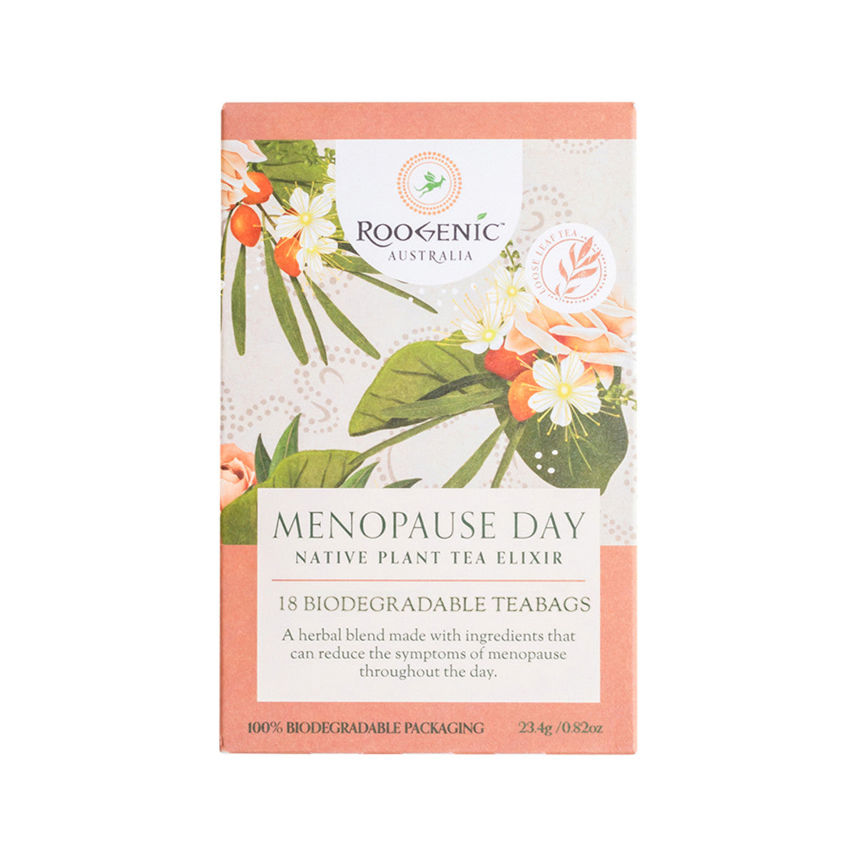 Roogenic Australia Menopause Day (Native Plant Tea Elixir) x 18 Tea Bags - Cutprice Online
