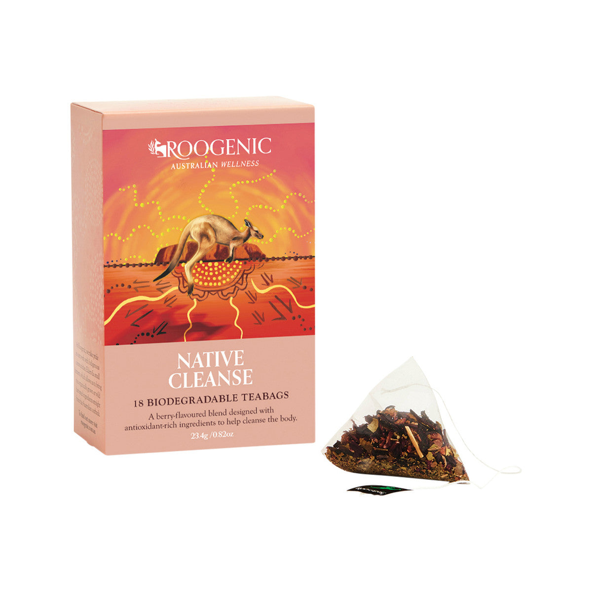 Roogenic Australia Native Cleanse 18 Tea Bags - Cutprice Online