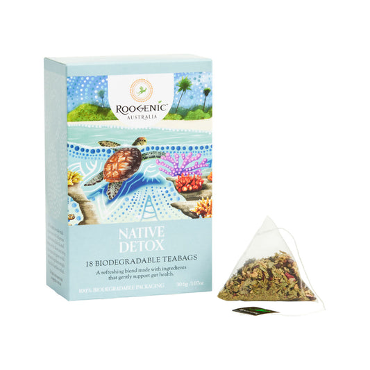 Roogenic Australia Native Detox x 18 Tea Bags - Cutprice Online
