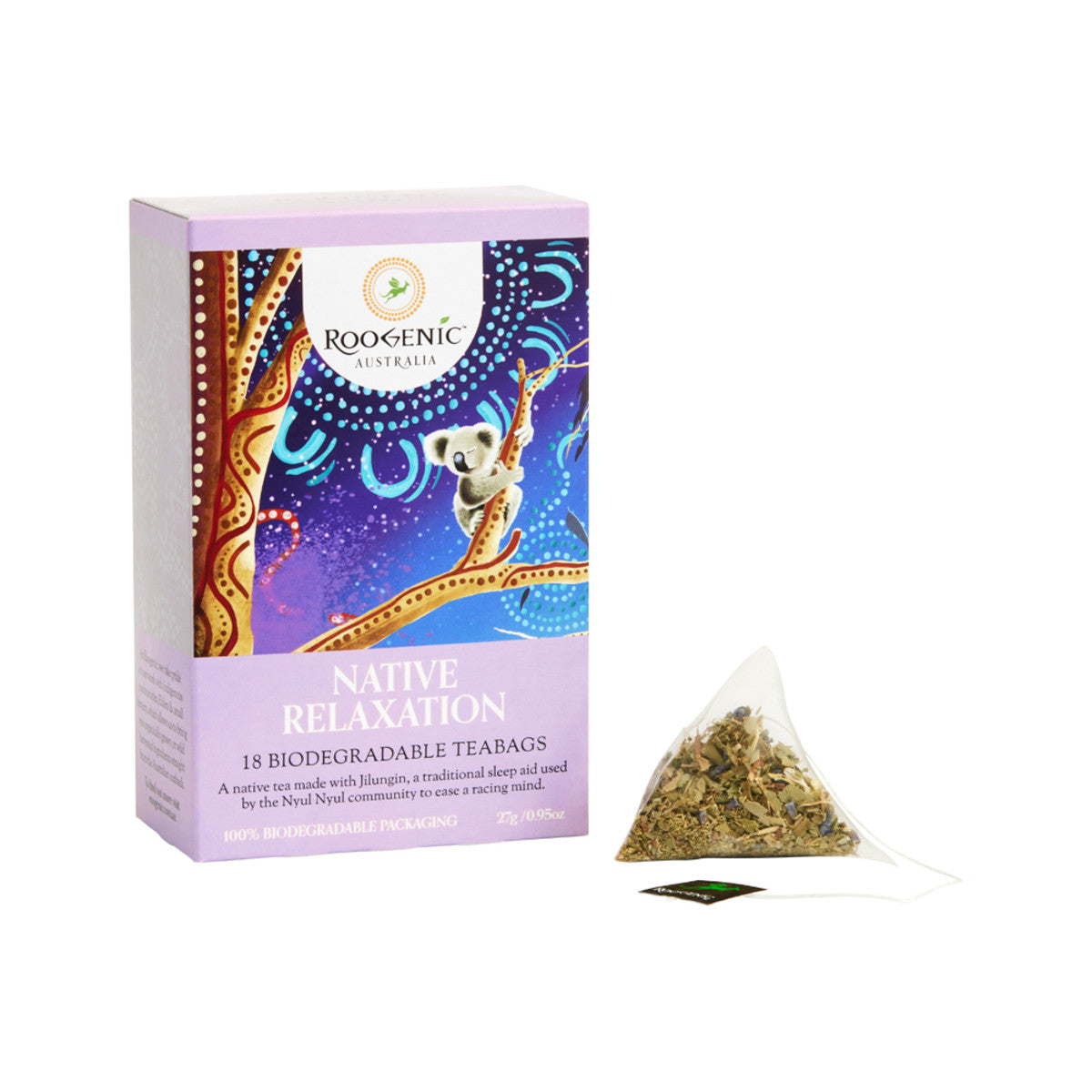 Roogenic Australia Native Relaxation x 18 Tea Bags - Cutprice Online
