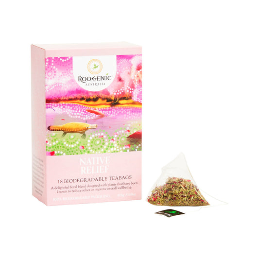 Roogenic Australia Native Relief x 18 Tea Bags - Cutprice Online