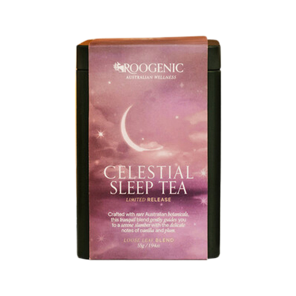 Roogenic Australian Wellness Celestial Sleep Tea Loose Leaf Tin 55g - Cutprice Online