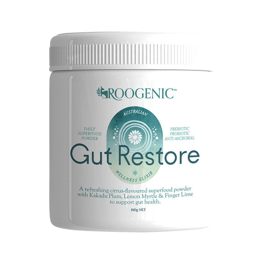 Roogenic Australian Wellness Elixir Daily Superfood Powder Gut Restore 180g - Cutprice Online
