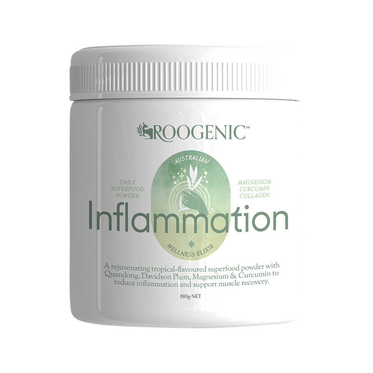 Roogenic Australian Wellness Elixir Daily Superfood Powder Inflammation 180g - Cutprice Online
