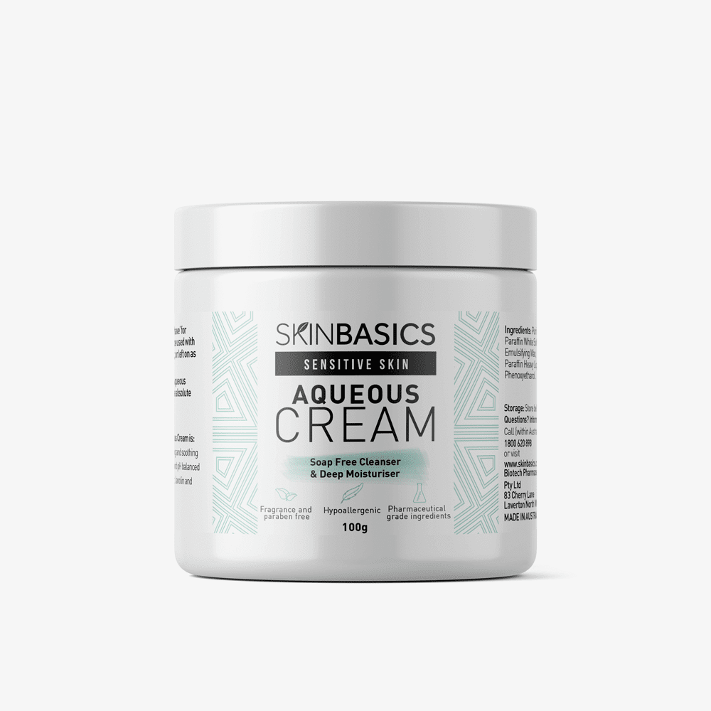 Skin Basics Aqueous Cream BP Soap-Free Cleanser 100g (Jar) - Cutprice Online