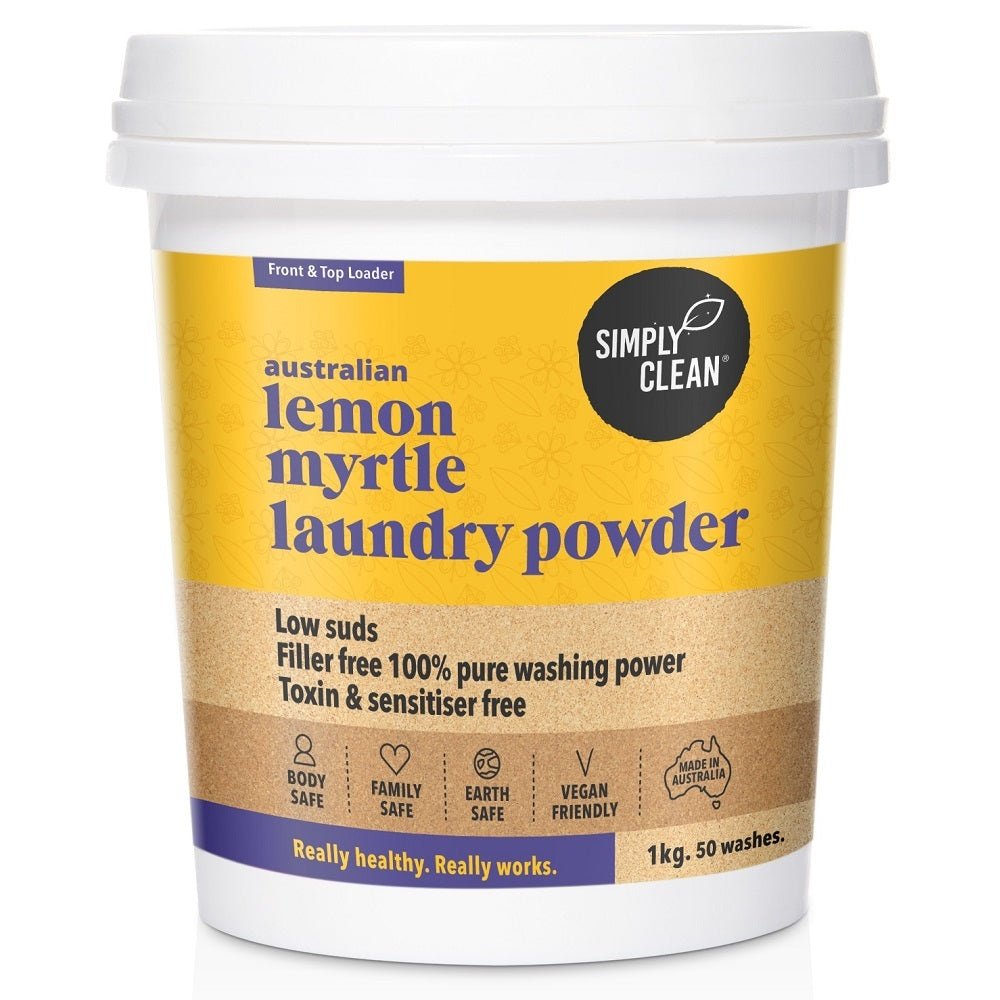Simply Clean Lemon Myrtle Laundry Powder 1kg - Cutprice Online