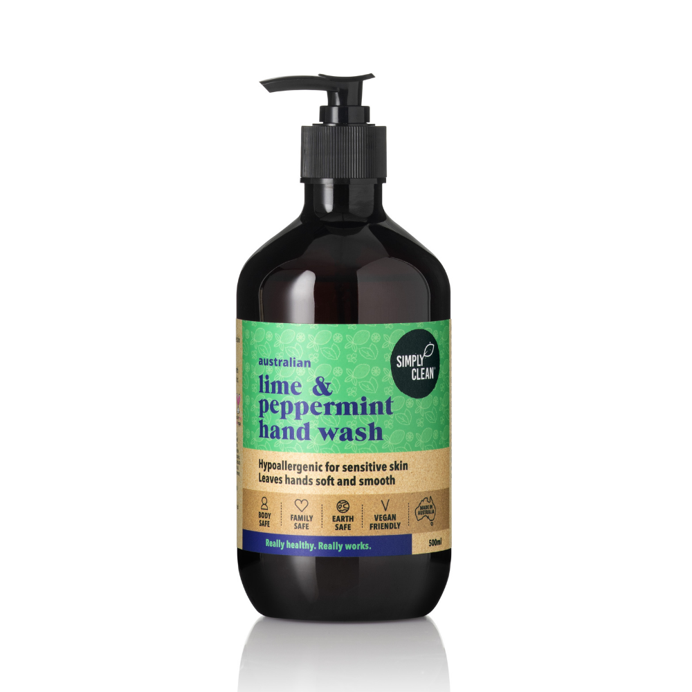 Simply Clean Lime & Peppermint Hand Wash 500ml - Cutprice Online