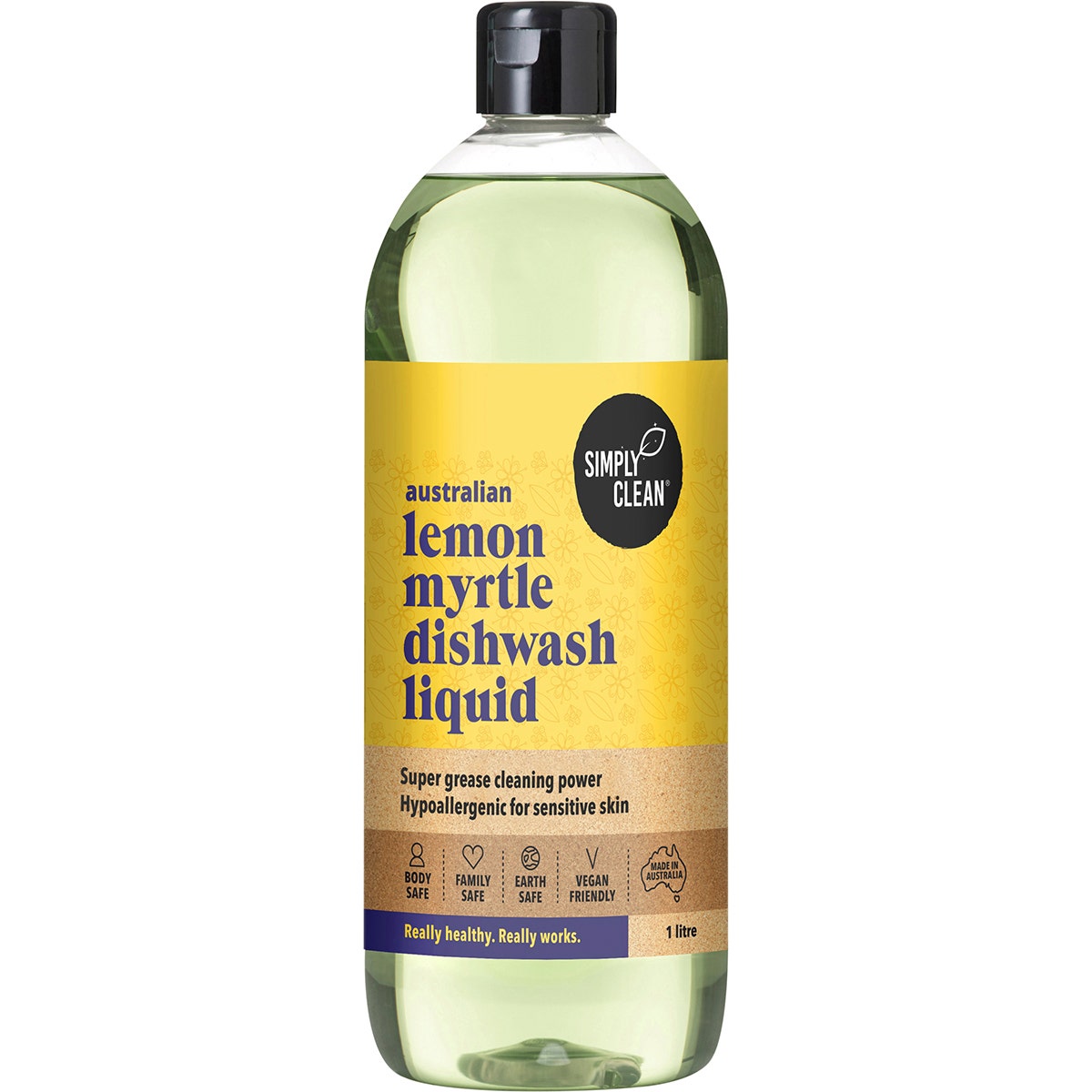 Simply Clean Lemon Myrtle Dishwash Liquid 1L - Cutprice Online