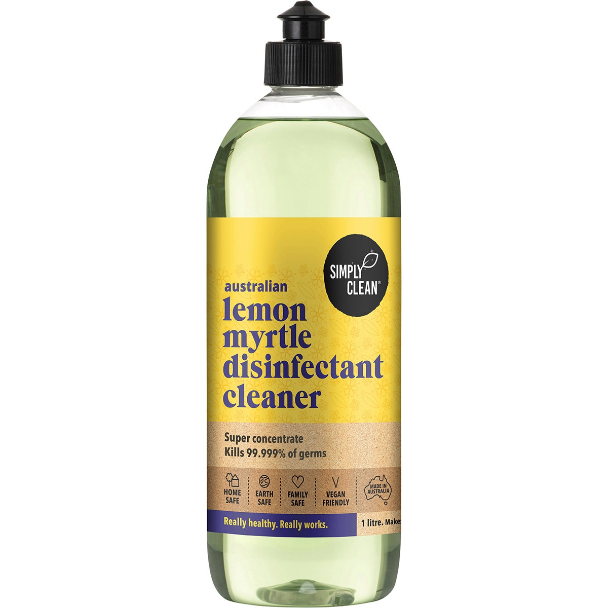 Simply Clean Lemon Myrtle Disinfect.Cleaner 1L - Cutprice Online