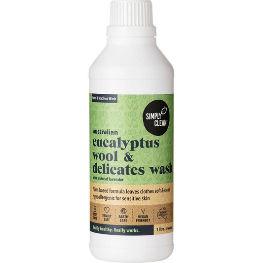Simply Clean Eucalyptus Wool&Delicates Wash 1L - Cutprice Online