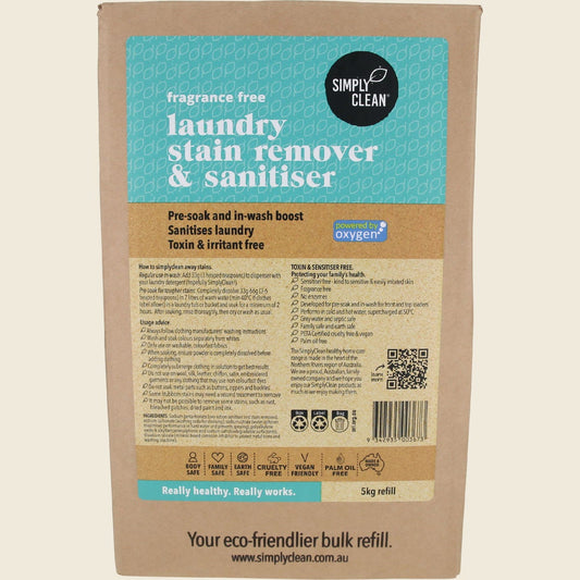 Simply Clean FF Laundry Stain Remover 5kg Box