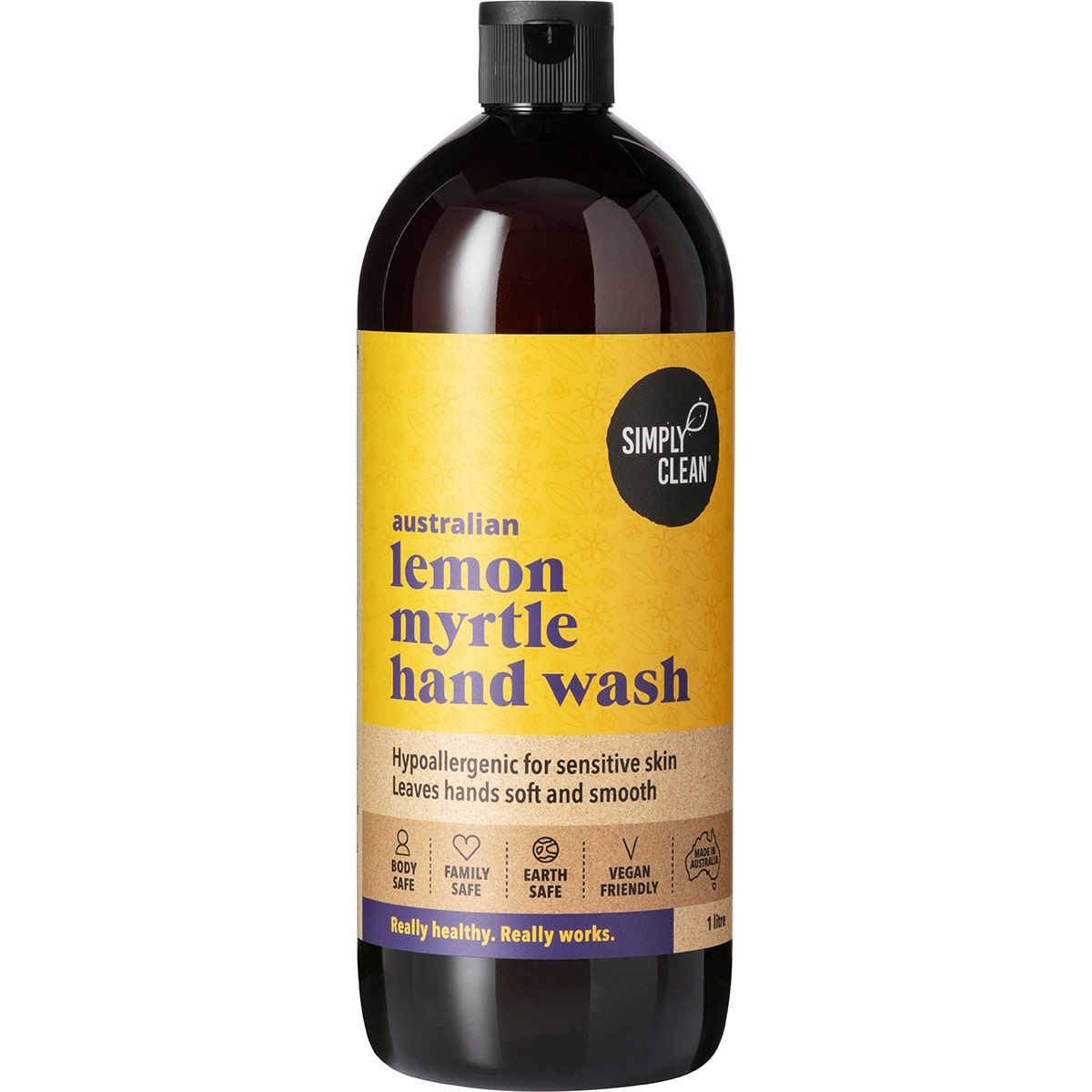 Simply Clean Lemon Myrtle Hand Soap 1L - Cutprice Online