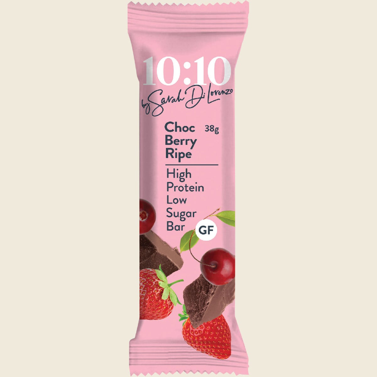 10:10 BY SDL Protein Snack Bar Choc Berry Ripe 14x38g