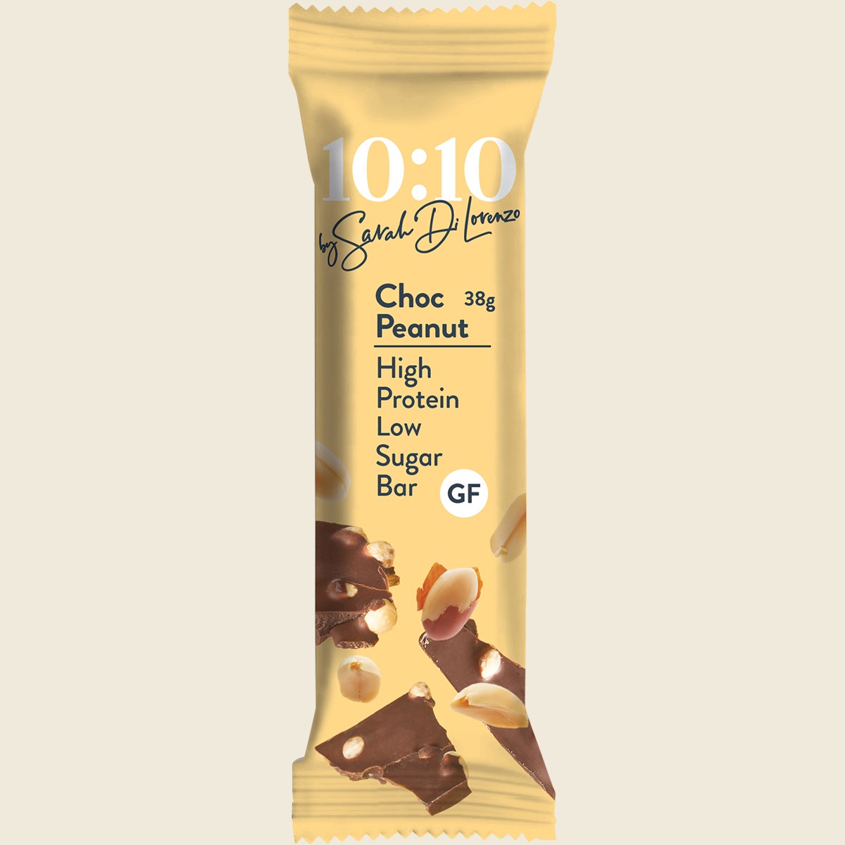 10:10 BY SDL Protein Snack Bar Choc Peanut 14x38g