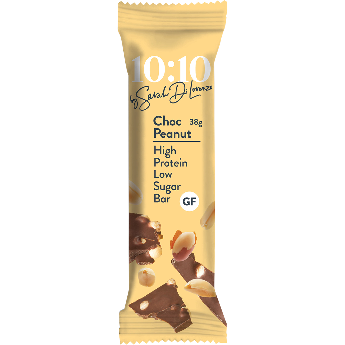 10:10 By SDL Protein Snack Bar Choc Peanut 38g x 14 Pack