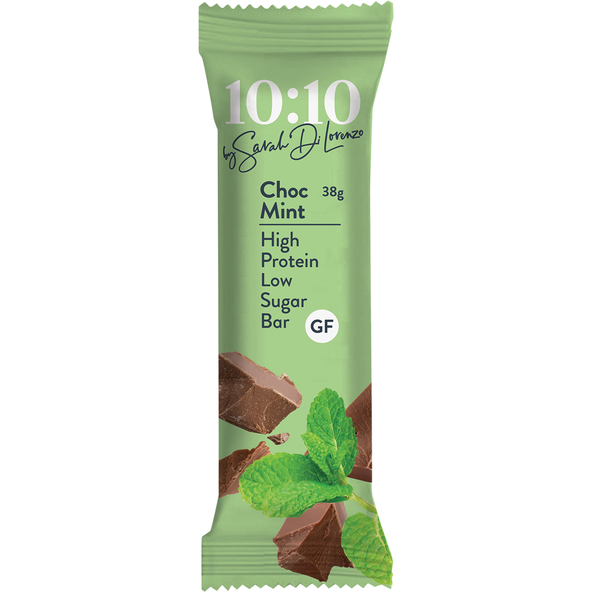10:10 By SDL Protein Snack Bar Choc Mint 38g x 14 Pack