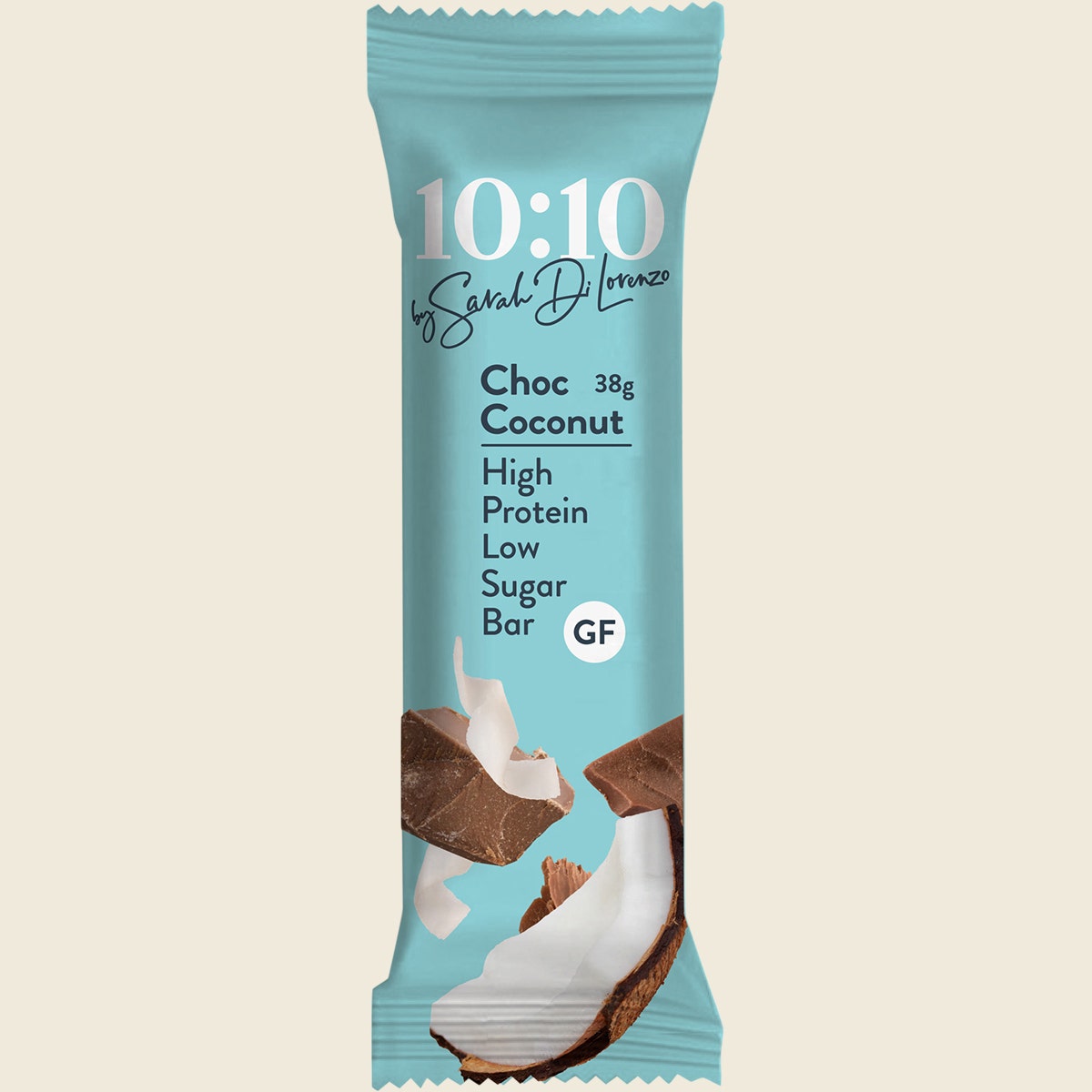 10:10 BY SDL Protein Snack Bar Choc Coconut 14x38g