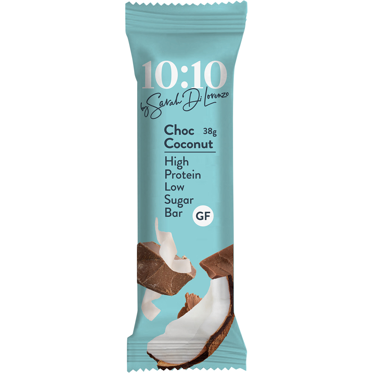 10:10 By SDL Protein Snack Bar Choc Coconut 38g x 14 Pack