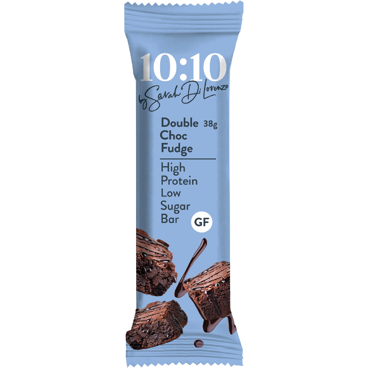 10:10 By SDL Protein Snack Bar Double Choc Fudge 38g x 14 Pack