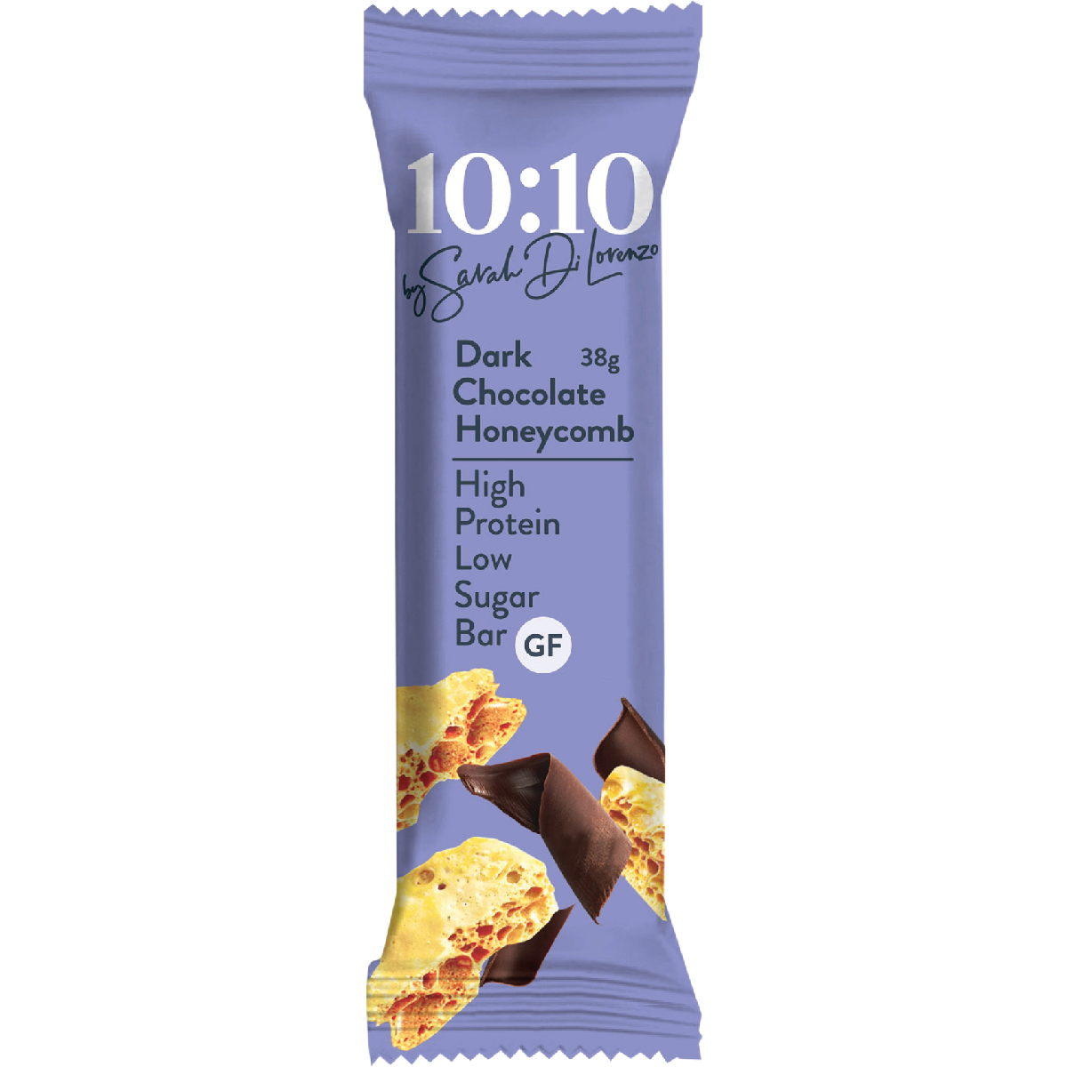 10:10 By SDL Protein Snack Bar Dark Choc Honeycomb 38g x 14 Pack