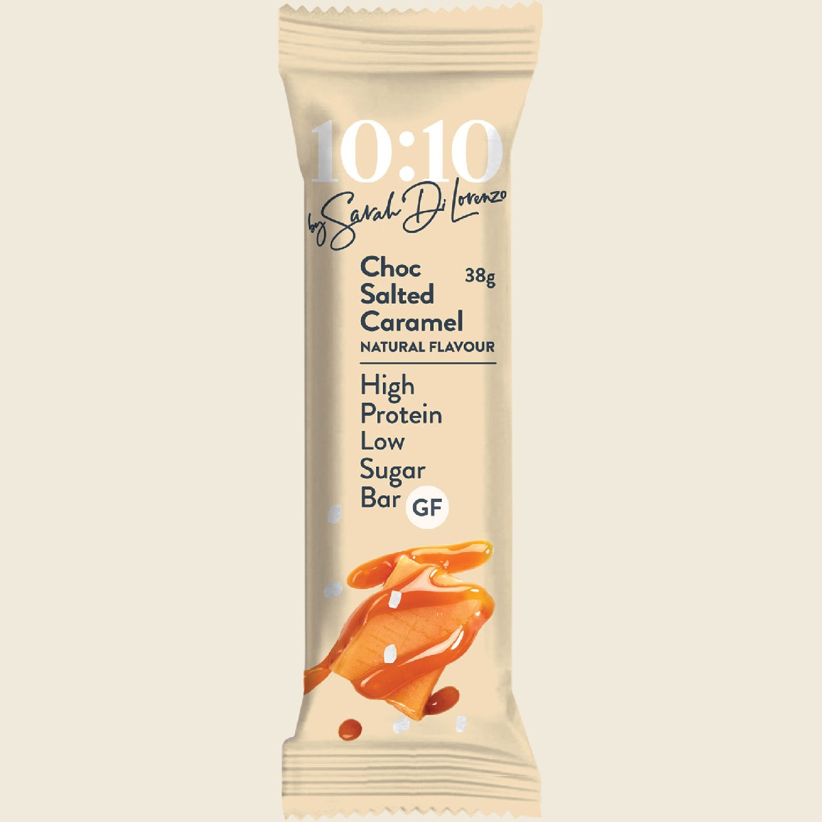 10:10 BY SDL Protein Snack Bar Choc Salted Caramel 14x38g