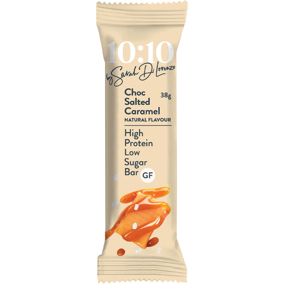 10:10 By SDL Protein Snack Bar Choc Salted Caramel 38g x 14 Pack