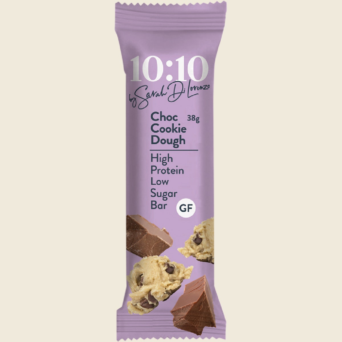 10:10 BY SDL Protein Snack Bar Choc Cookie Dough 14x38g